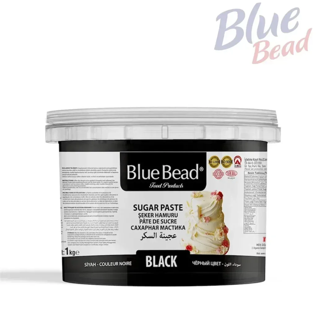 عجينة سكر أسود Blue Bead