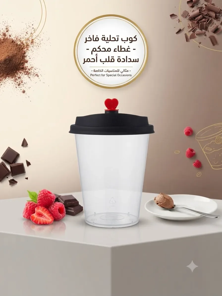 كاسات بلاستيك 12 أوز (ربطة 25 حبة)