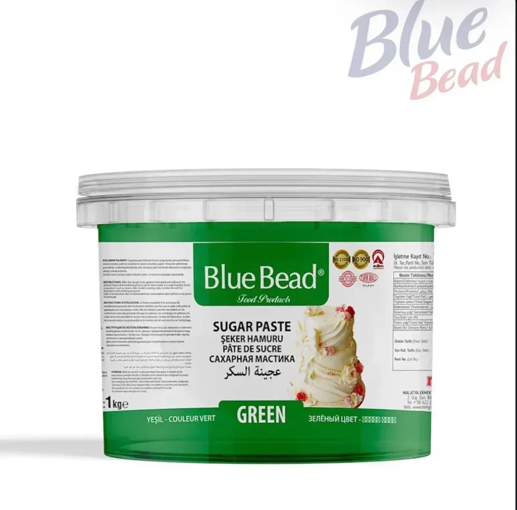 عجينة سكر أخضر Blue Bead