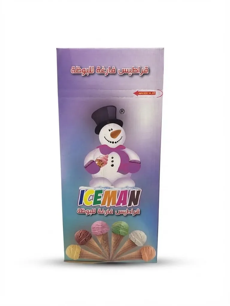 قراطيس بوظة خفيفة