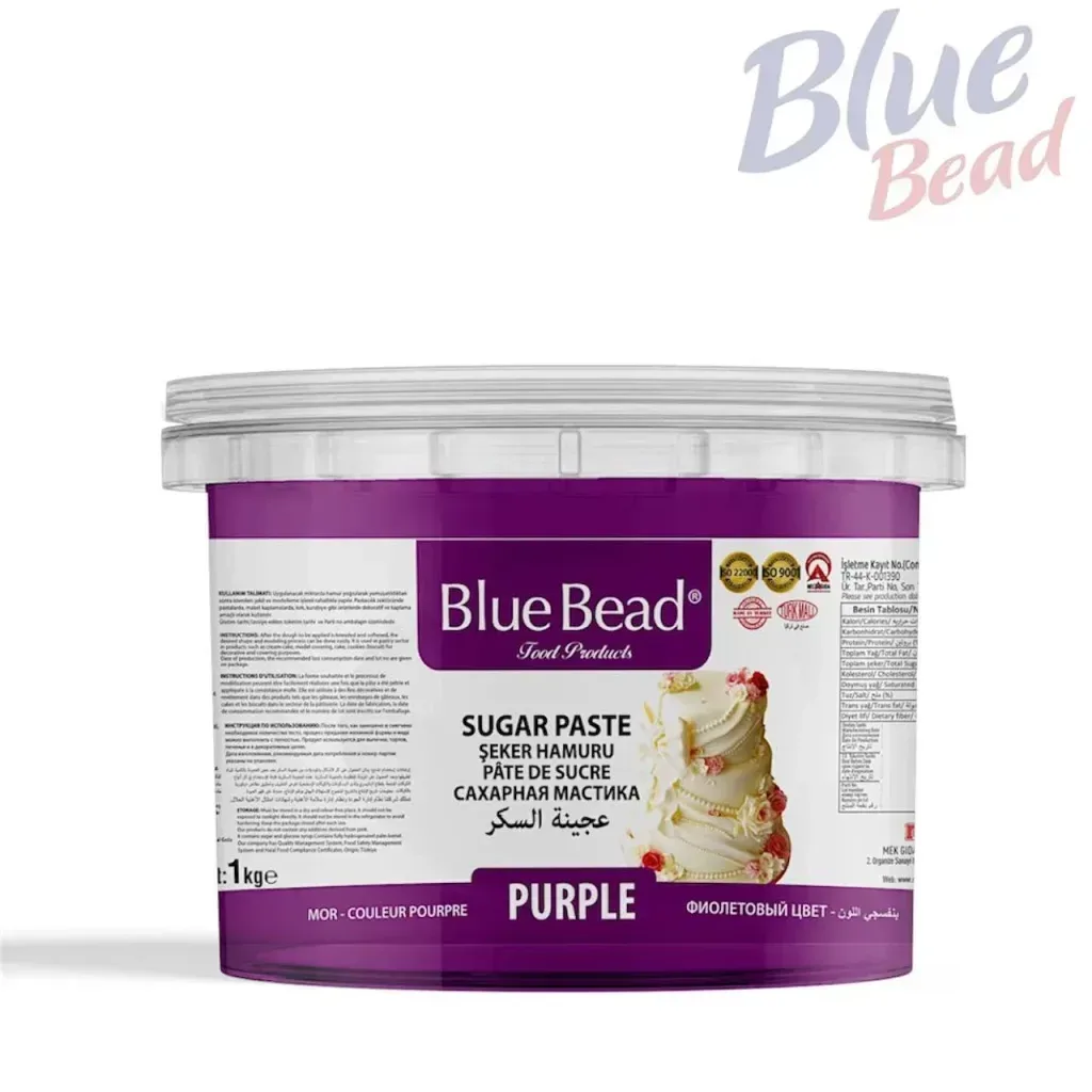 عجينة سكر بنفسجي Blue Bead